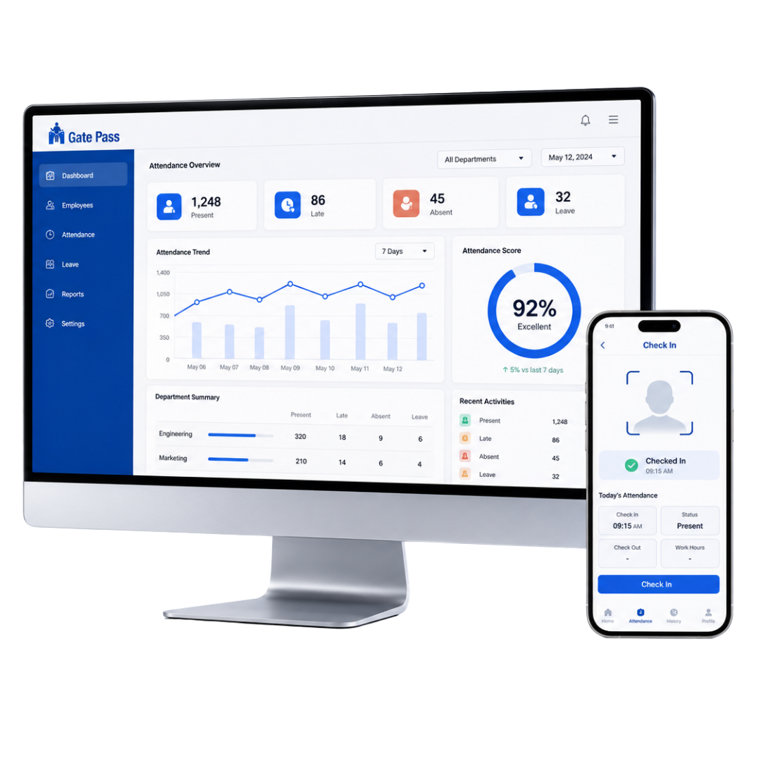 GatePass BD attendance and access control system